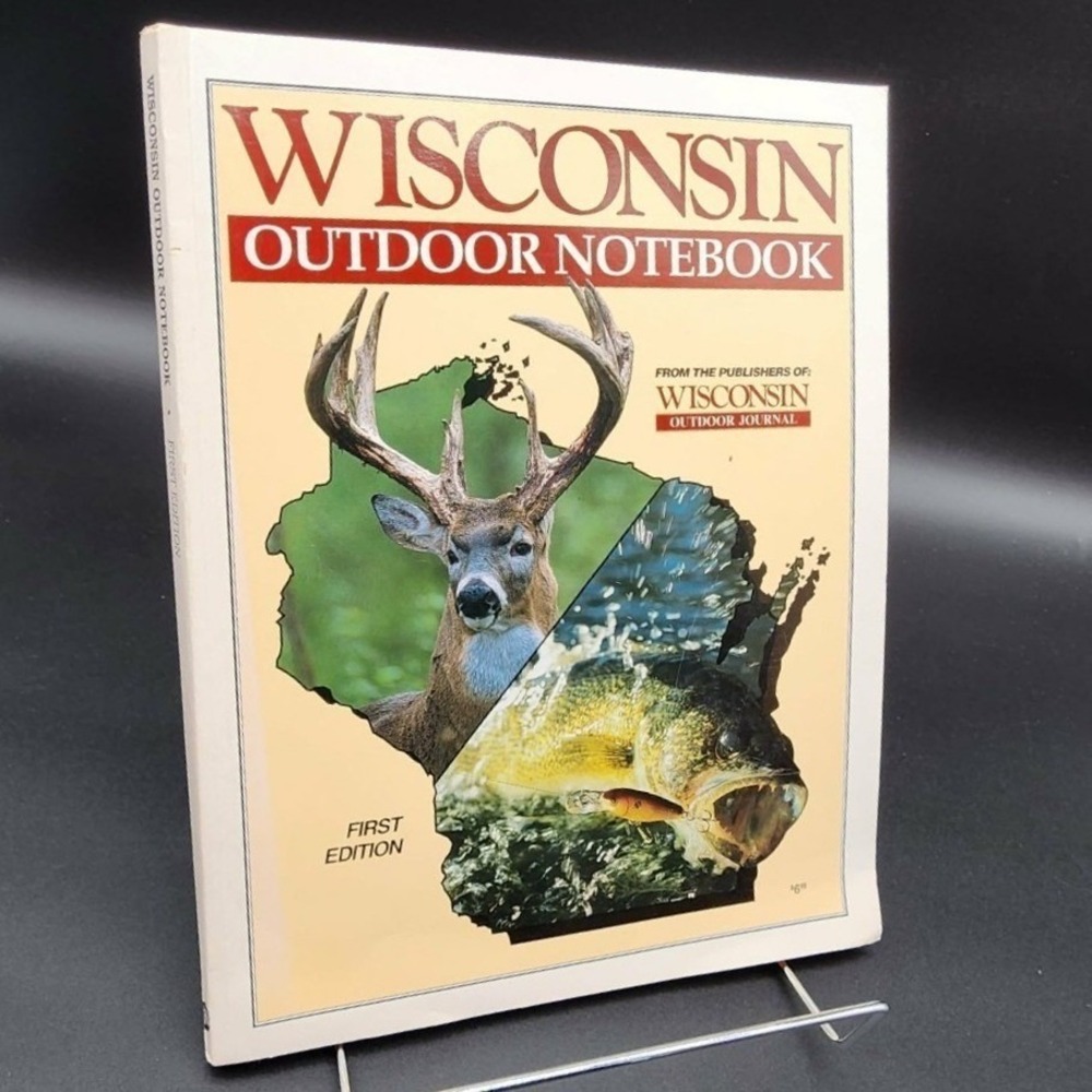 Wisconsin Outdoor Notebook Paperback Book New‎ Old Stock First Edition 1993
